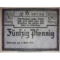 50 Pfennig Bankhaus Janßen