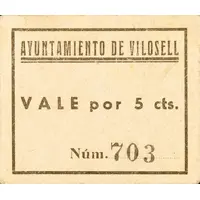 5 Céntimos El Vilosell