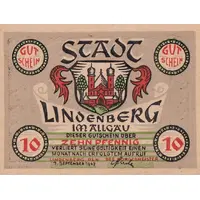 10 Pfennig Lindenberg im Allgäu