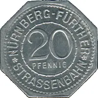 20 Pfennig - Dürer-Haus Nürnberg-Fürth