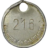 Schifflange - Jeton pour chien