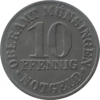 10 Pfennig - Münsingen