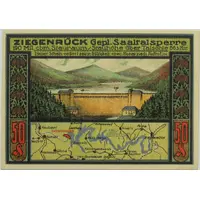 50 Pfennig Municipalities Series - Ziegenrück