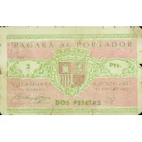 2 Pesetas Calasparra