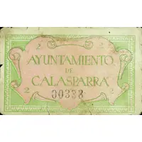 2 Pesetas Calasparra