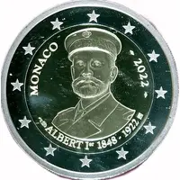 2 Euros - Albert II Prince Albert I of Monaco
