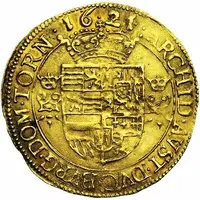 1 Gold Crown - Albert and Isabella