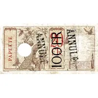 100 Francs overprinted on P#12c