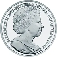 2 Pounds - Elizabeth II First commemorative coin, Silver