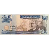 2000 Pesos Oro