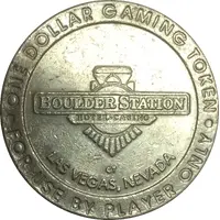 1 Dollar Gaming Token - Boulder Station Las Vegas, Nevada