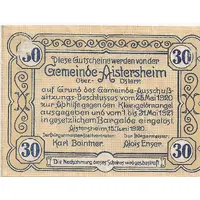 30 Heller Aistersheim