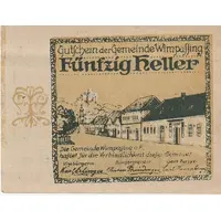 50 Heller Wimpassing