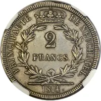 2 Francs - Alexandre Berthier Trial Strike
