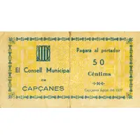 50 Céntimos Capçanes