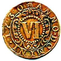 6 Pfennig - Charles August Frederick