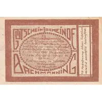 50 Heller Bachmanning