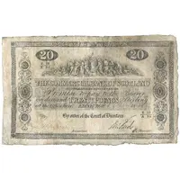 20 Pounds Commercial Bank of Scotland