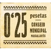 0.25 Pesetas Masalavés