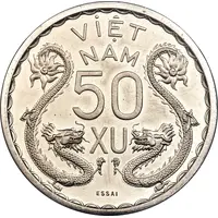 50 Xu - Bảo Đại Piefort Essai