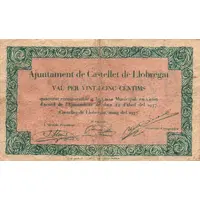 25 Céntimos Castellet de Llobregat