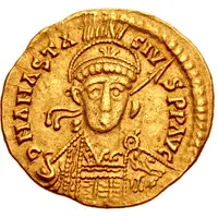 Pseudo-imperial Solidus in the name of Anastasius I
