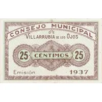 25 Céntimos Villarrubia de los Ojos