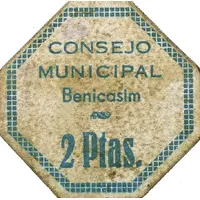 2 Pesetas Benicasim