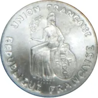 1 Franc Essai aluminium, flat rim