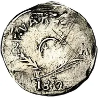 1/2 Real - Fernando VII Royalist Coinage