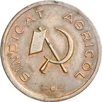 1 Peseta - Sindicat Agricol