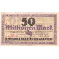 50 000 000 Mark Landesbank der Provinz Westfalen
