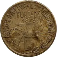 1 Peseta - Cooperativa La Flor de Mayo