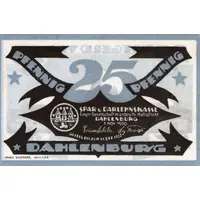 25 Pfennig Spar- und Darlehnskasse
