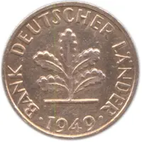 1 Pfennig Bank of German States