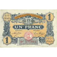 1 Franc - Chambre de commerce d'Angoulème [16] <6ème série>