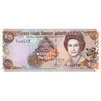 25 Dollars - Elizabeth II C Series, Two Signatures