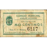50 Céntimos Albalate Luchador