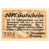 20 Pfennig J. Rosenfelder