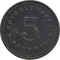 5 Pfennig - Pappenheim