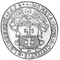 5 Ducats - Karol X Gustaw Swedish Occupation