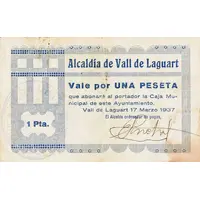1 Peseta Vall de Laguart