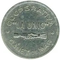 2 Pesetas - Cooperativa La Unió