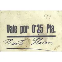 0.25 Pesetas Confrides