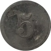 5 Pfennig - Oberhausen H. v. Bebber