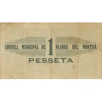 1 Peseta Planes del Montsià