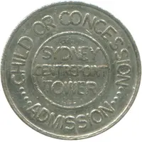 Token - Sydney Tower Centrepoint Lift - Child or Concession
