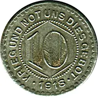 10 Pfennig - Calw