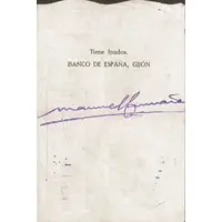 100 Pesetas Banco de España - Gijón