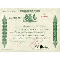 1 000 000 Pounds - Treasury Note